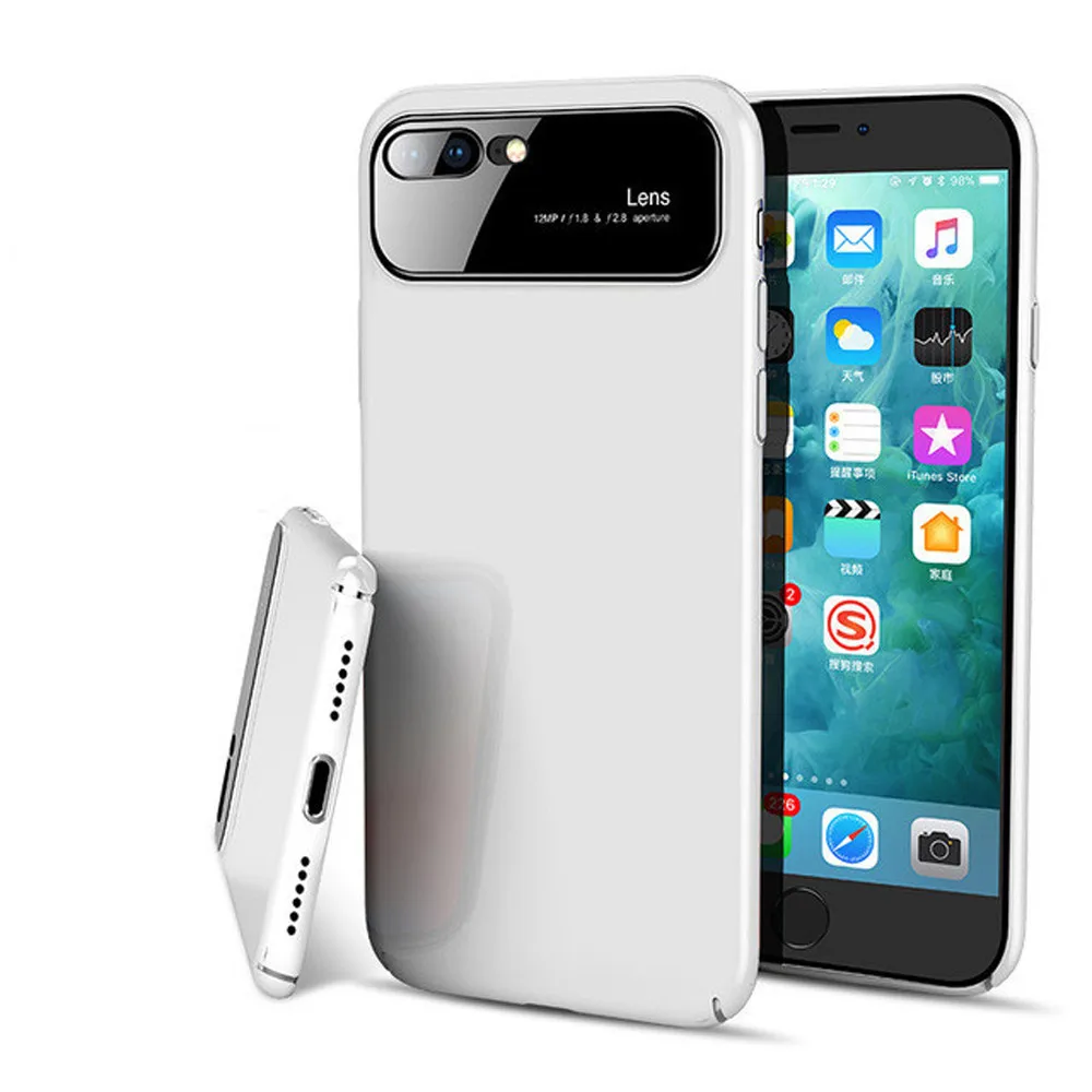 Z515 крышка 2019 закаленное Стекло Камера протектор Жесткий ПК чехол для iPhone 7/8 плюс 5