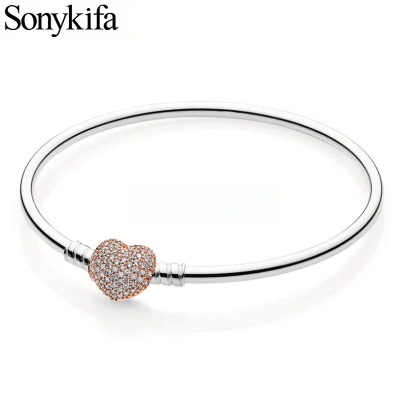 Новый модный браслет с кубическим цирконием и Diy Pulseras Mujer очаровательный для