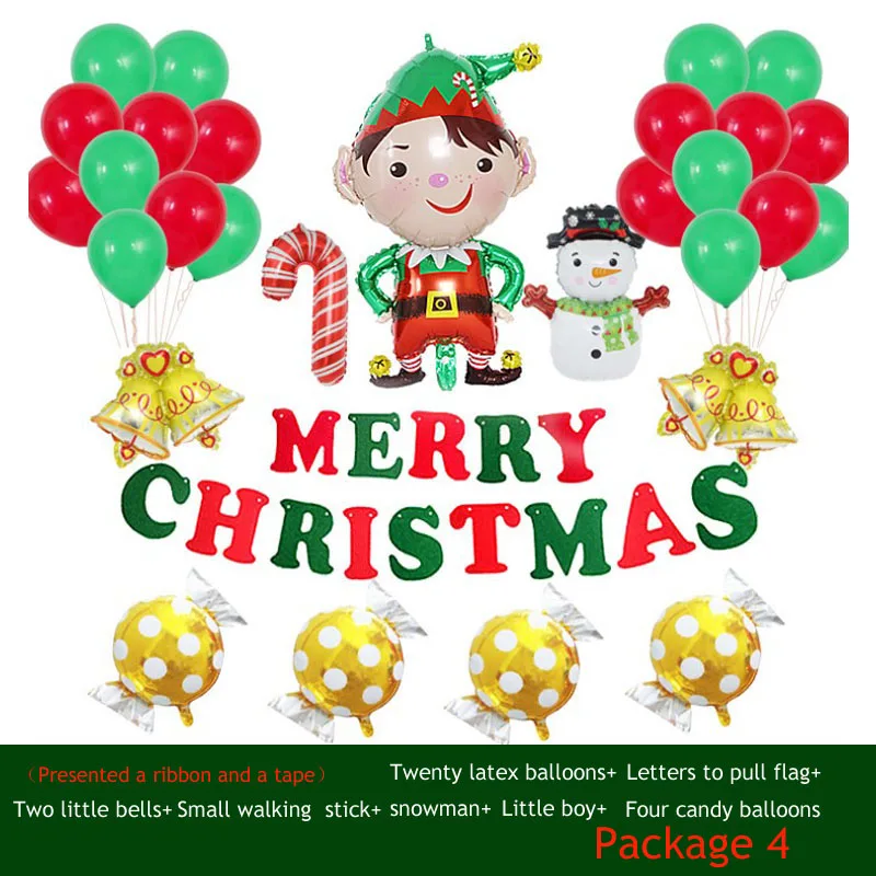 Рождественский вечерние шар для вечеринки украшенный воздушный из фольги