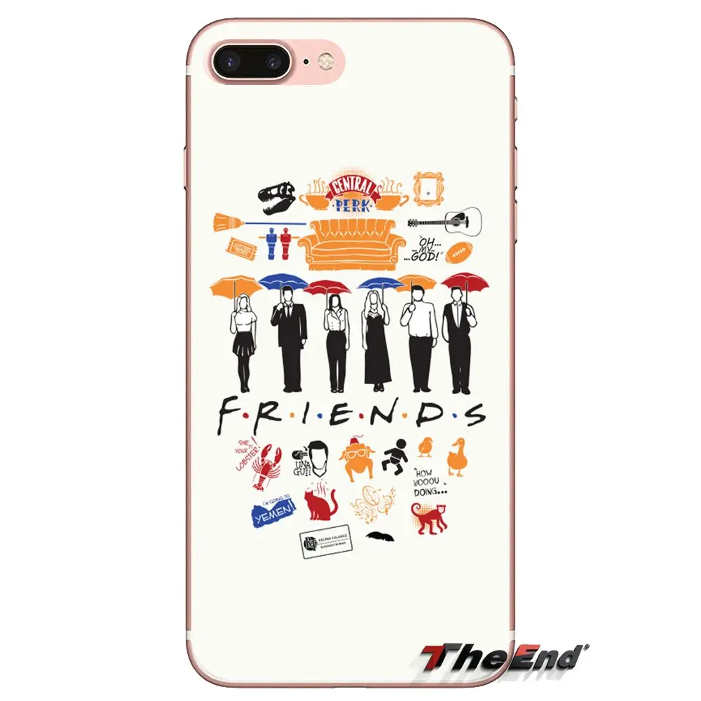 Силиконовый чехол для Xiaomi Redmi 4A S2 Note 3 3S 4 4X 5 Plus 6 7 6A Pro Pocophone F1 центральный Perk Coffee friends