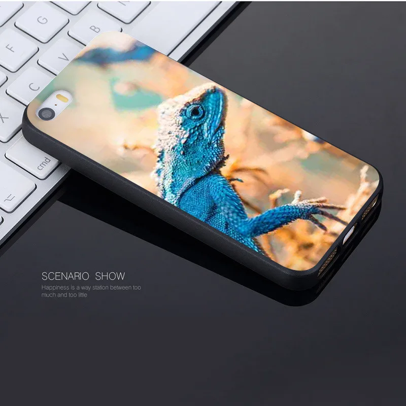 Чехол Yinuoda для iphone 7 6 X чехол с рисунком животного Игуана хамелеон ящерица