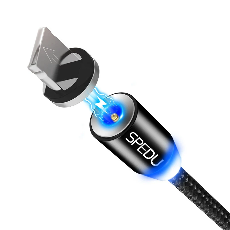 Зарядное устройство для телефона, spedu автомобильное зарядное устройство USB Магнитный кабель для iPhone X 8 7 Plus Samsung Galaxy S8 Xiaomi mi6 Redmi 4x leagoo S9