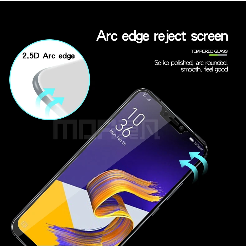 MOFi для Asus Zenfone 5 ZE620KL закаленное стекло для Asus Zenfone 5 ZE620KL Защитная пленка для экрана полное покрытие закаленное стекло