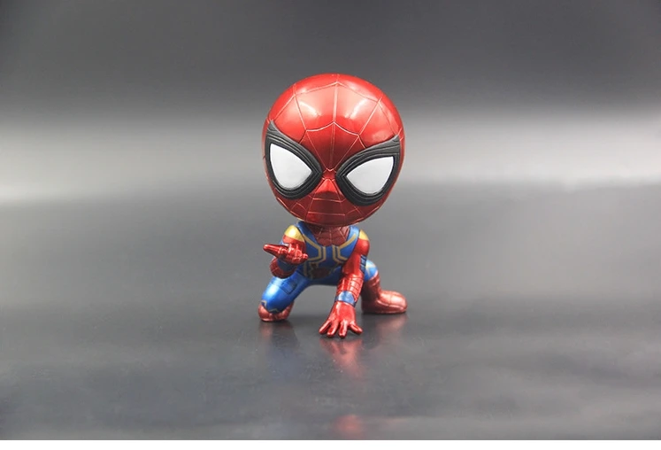 Мистер чай мультфильм для Marvel Мстители герой трясущийся головой игрушка украшение кукла Приборная панель автомобиля орнамент автомобильное украшение