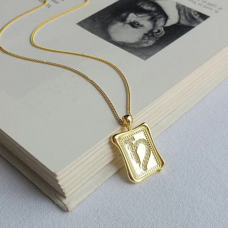 Тотально 100% серебряное украшение Ins горячего дизайна для вечеринок S925 с подвеской-маркером Зодиака 12 знаков Козерога из циркона для женщин.