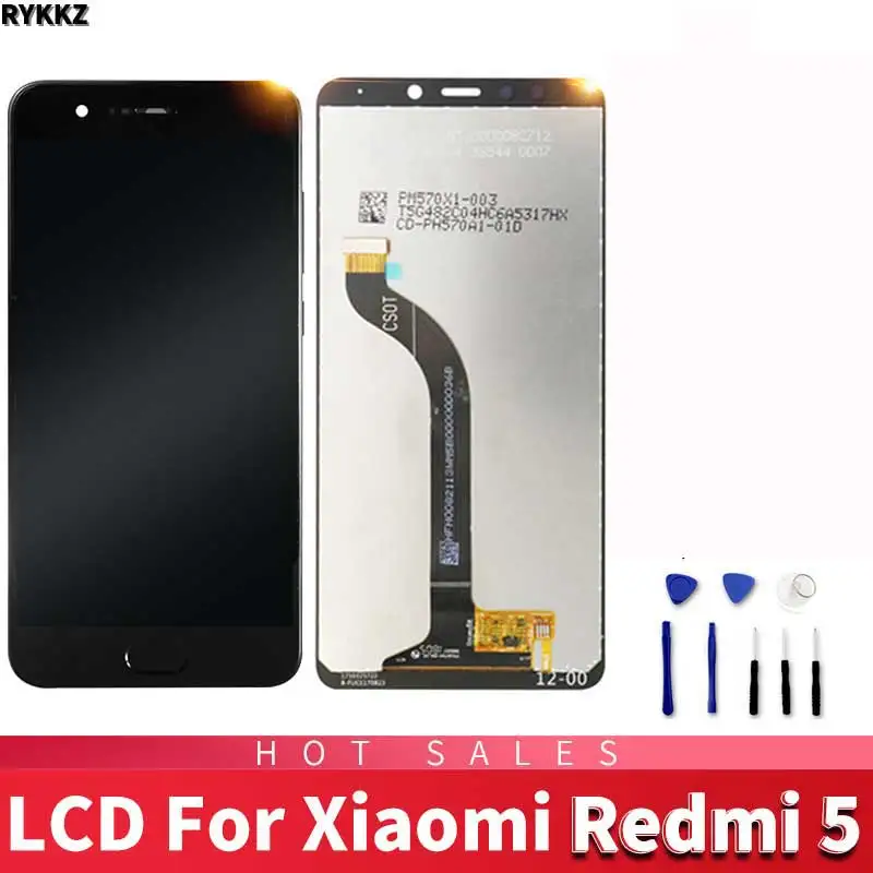 Для Xiaomi redmi 5 ЖК дисплей сенсорный экран дигитайзер сборка для запасные части AAA +