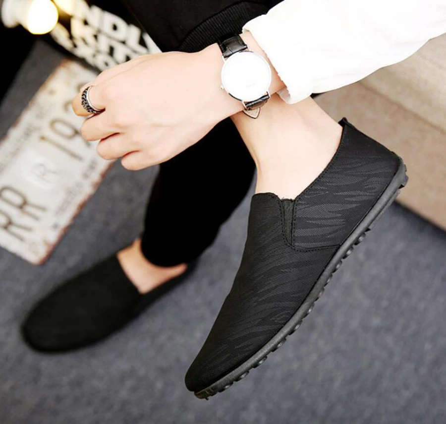 Spring New Driving Casual Business Breathable Shoes Fashion Dark Peas Simple ClothLow Upper Men's | Обувь
