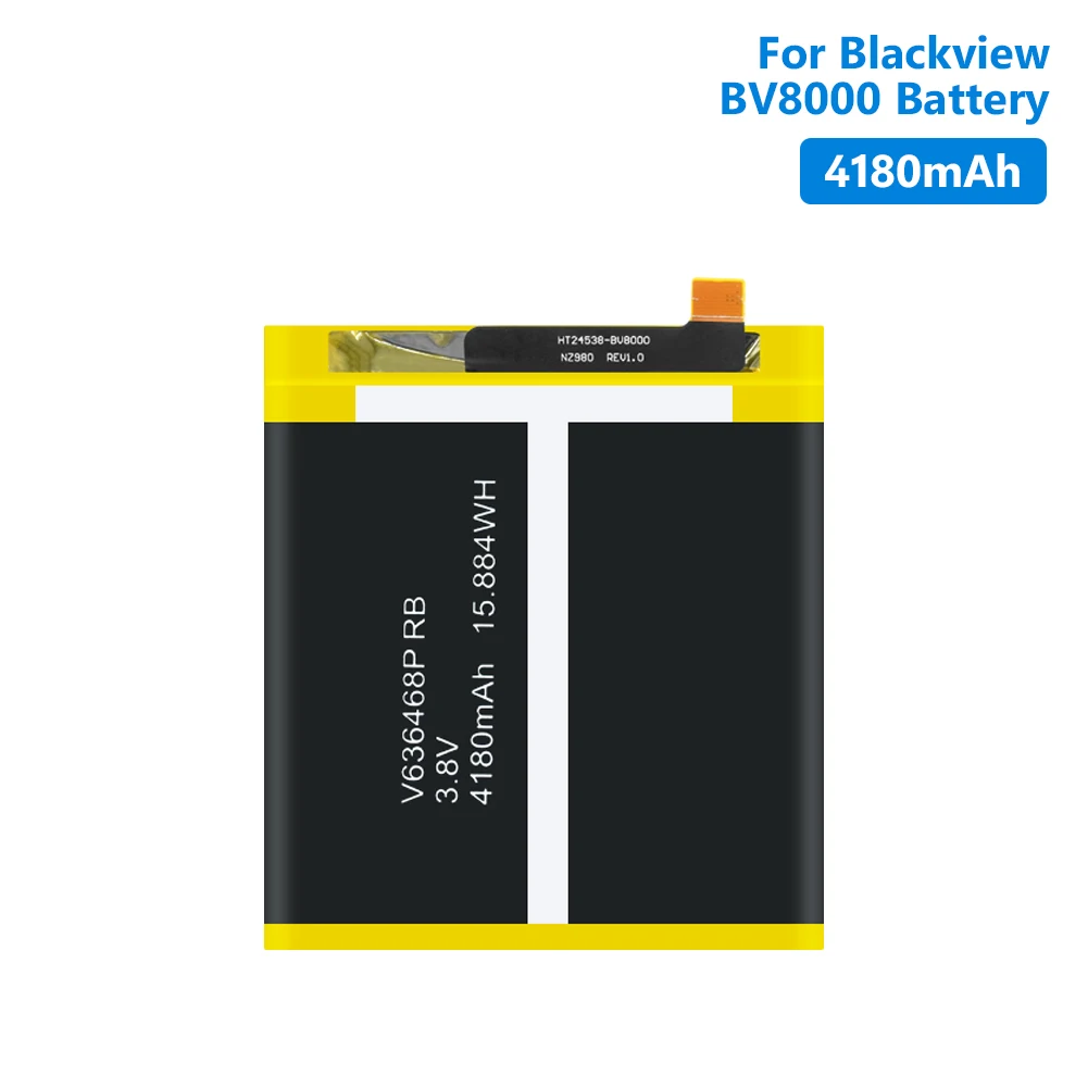 Перезаряжаемая батарея 4180 мАч для Blackview BV8000 BV8000 Pro V636468P, сменные литий-полимерные аккумуляторы для мобильных телефонов