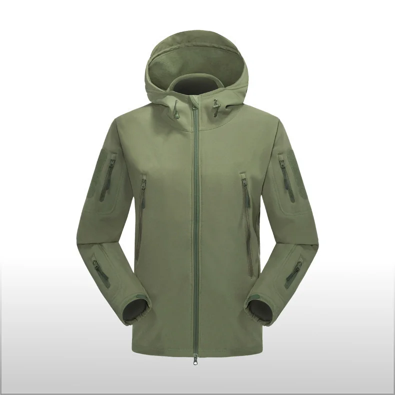 Новая куртка TAD Sharkskin, камуфляжная Военная Тактическая флисовая куртка для мужчин и женщин, армейские куртки и штаны, верхняя одежда