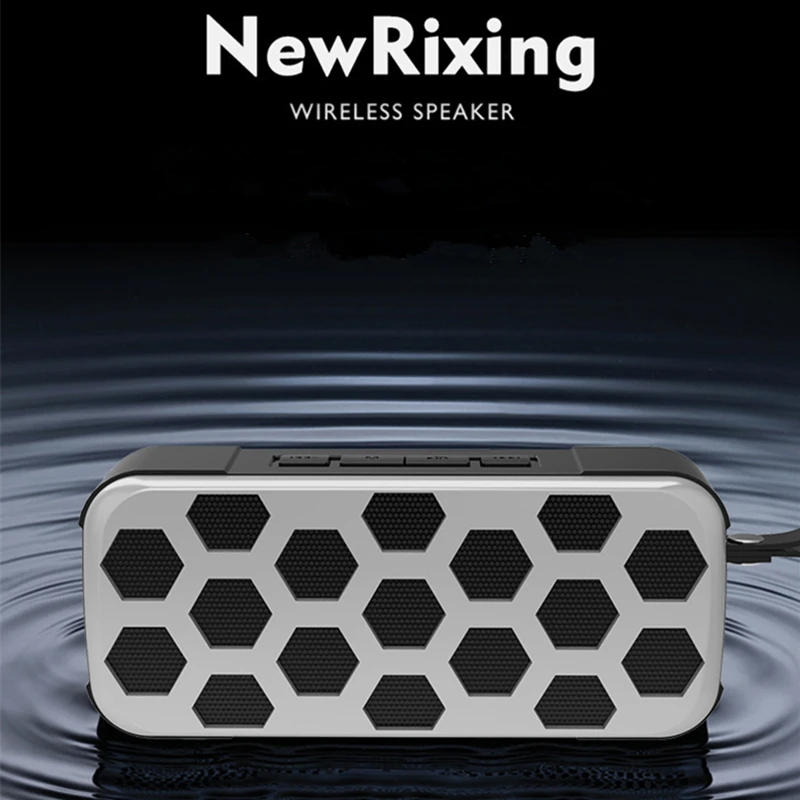 Enhanced Stereo Splashproof Portable Bluetooth Speaker Wireless Waterproof Durable Design Backyard Outdoor Travel Pool HomeParty |