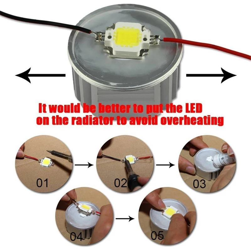 Chiclits светодиодный COB лампа рассеянного света мощностью 10 Вт 20 30 50 70 100 9 V 36 Smart IC