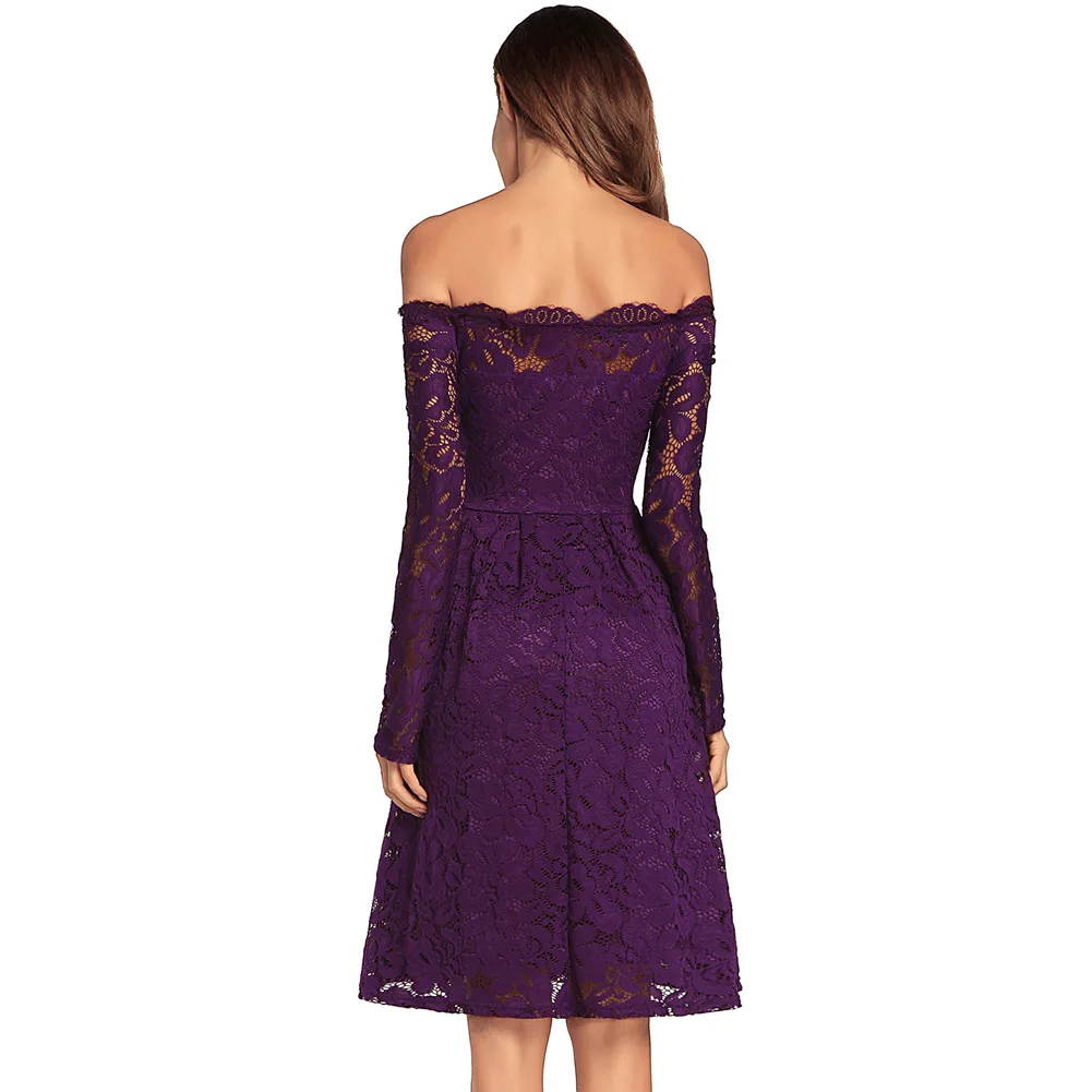 С открытыми плечами Короткие плиссированные Офисные женские туфли красный DressNew