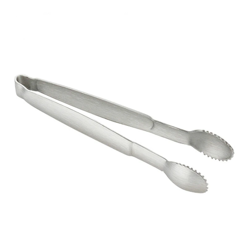 Кофе сахар зажим из нержавеющей стали Противоскользящий Тонг лед в форме пальмы