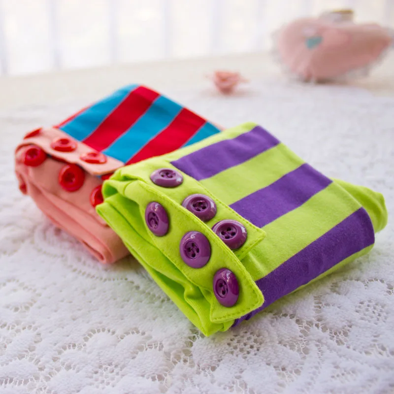 Обувь для девочек Леггинсы женщин детские хлопковые леггинсы штаны в полоску из