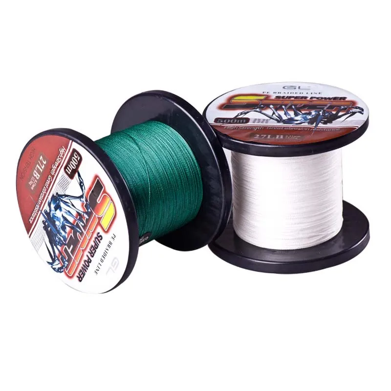 Леска 500m4 плетеная леска высокой мощности PE Strong Fil De Peche Sedal Pesca Peche|fil de peche|braided