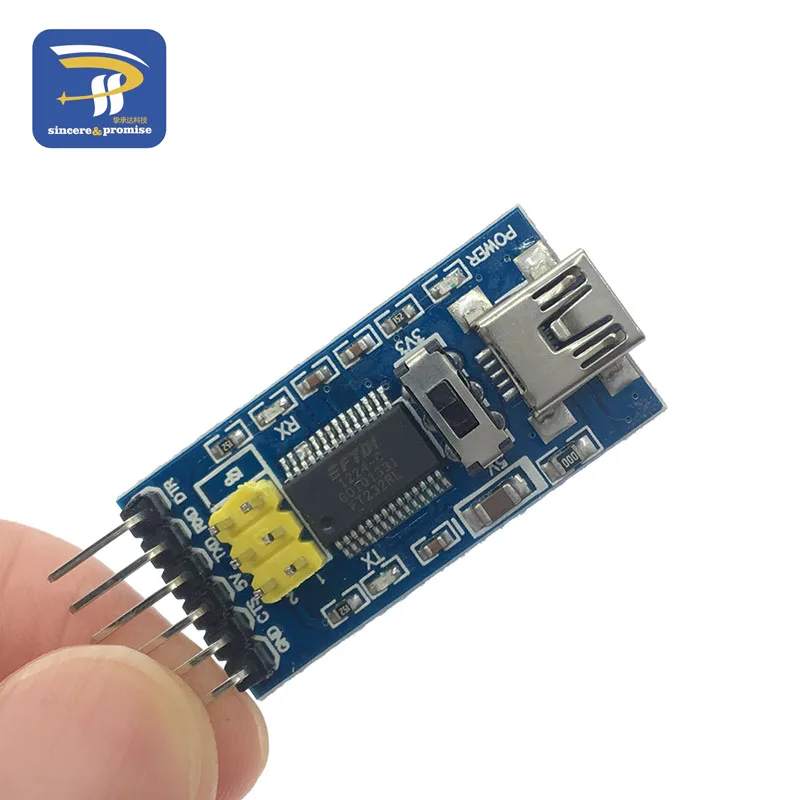 Blue FT232RL FT232 FTDI USB 3,3 В 5,5 В к ttl последовательный адаптер модуль мини порт для arduino pro Mini USB к 232 USB к ttl - Цвет: Blue