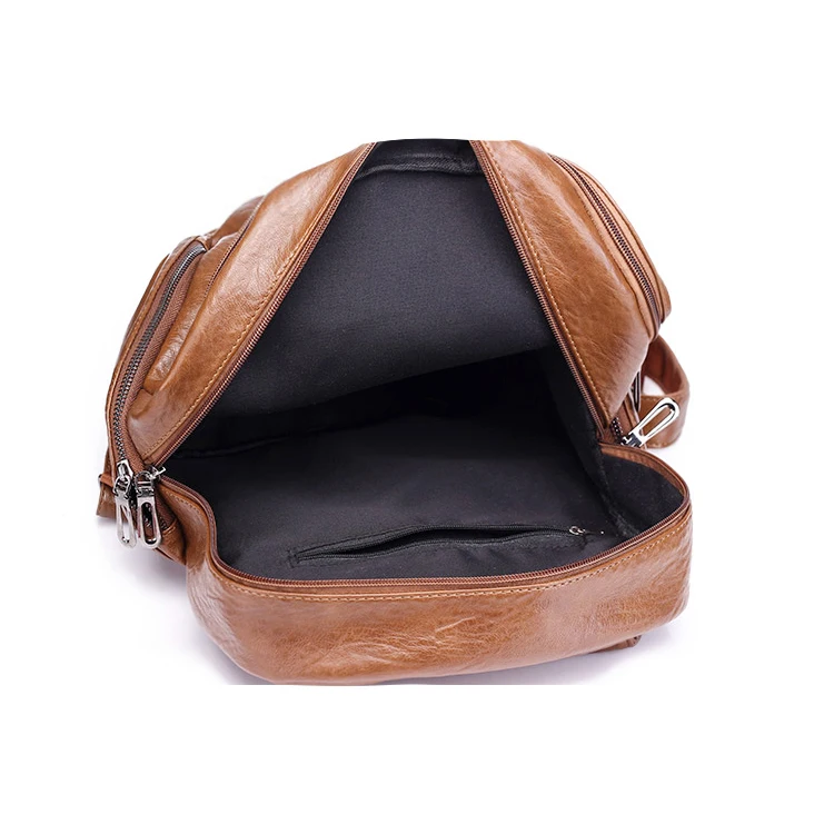 

2021 Summer Anti Theft Women Leather Backpack Ladies Street Fashion Soft Backpacks Cute School Bags for Teenage Girls Bagpack
