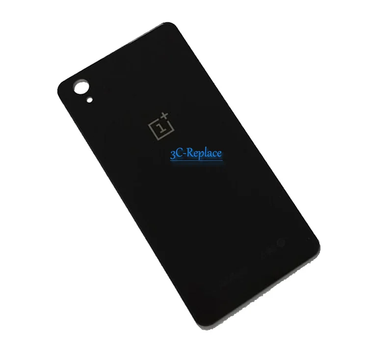 Black Oneplus X Для Oneplus X 2, 3, 3 T, 5, 5, 6, 6 T, 7 Global задняя крышка батарейного отсека, корпус, чехол, Задние стекла, запчасти One plus 1+ 7 PRO GM1910, GM1911 - Цвет: Black Oneplus X