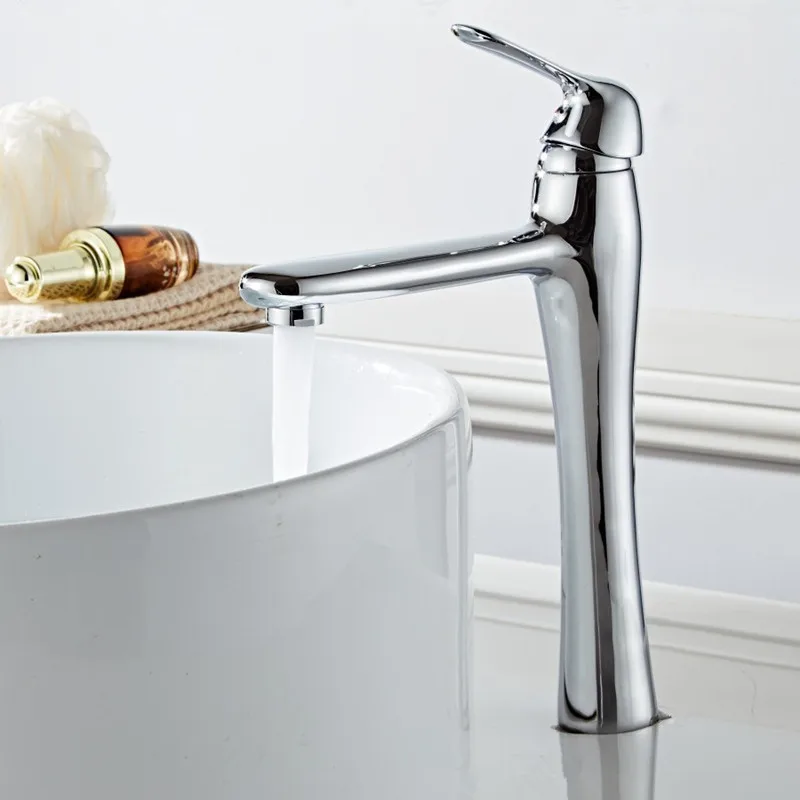 Новое поступление хромированный кран с водопадом латунный для ванной комнаты