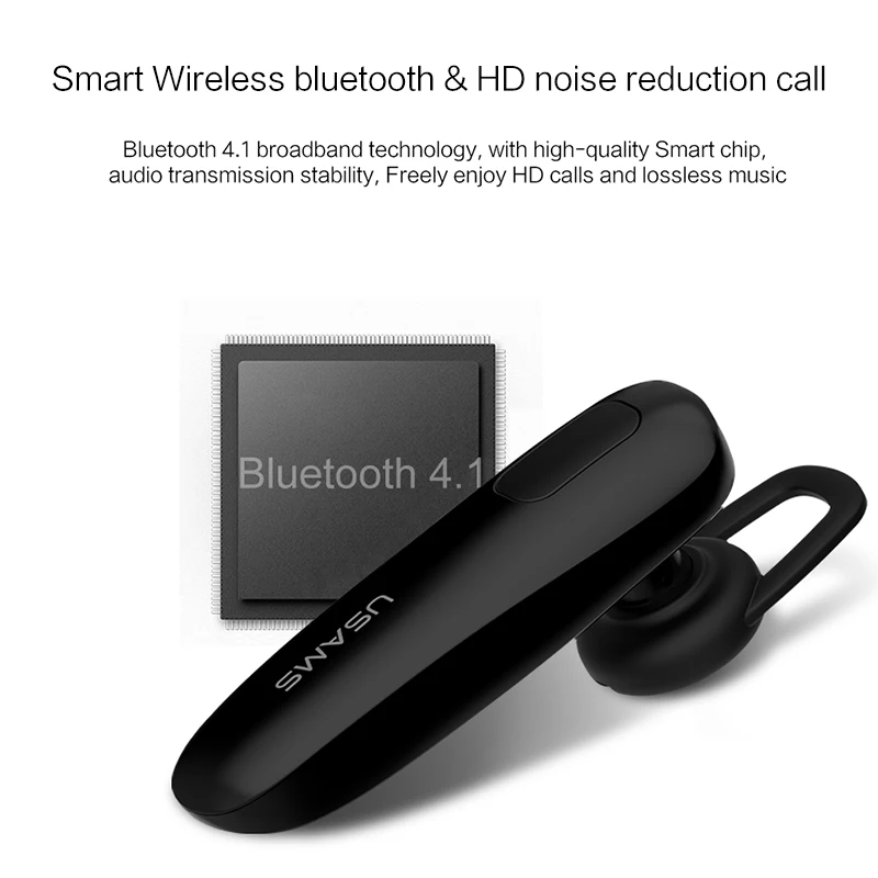 USAMS для iPhone samsung беспроводные Bluetooth наушники HD шумоподавление микрофон Микрофон