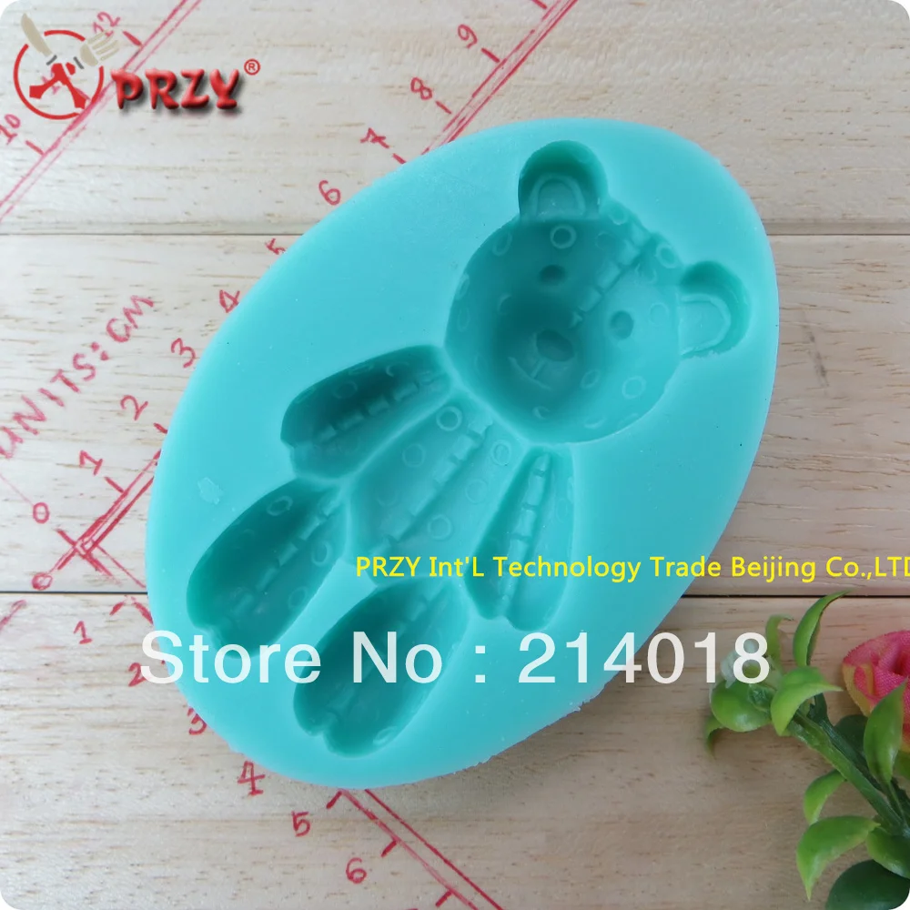 Силиконовые формы для помадки в виде медведя Тедди силиконовая форма шоколада