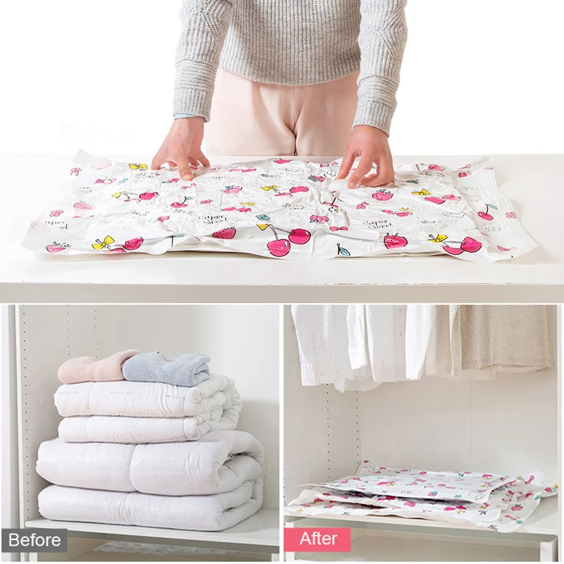 Boxi шкаф вакуумные сумки для одежды молния замок органайзер багажа сумка хранения