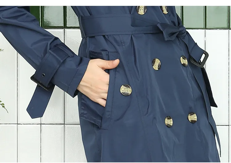 Raincoat cloak Women With Belt,Waterproof Windproof Rain Coat Ponchos Jackets Female Chubasqueros Impermeables capa de chuva