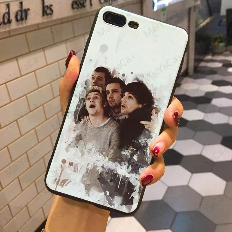 MaiYaCa One Direction Роскошный чехол для сотового телефона s для Apple iphone X XSMax XR XS 8 8plus 7 7plus 6s 6plus 5 5S SE Чехол для мобильного телефона - Цвет: 7