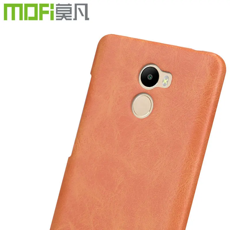 Redmi 4 Pro чехол MOFI оригинальный PC кожаный для Xiaomi твердый переплет 4A Дело Капа Coque