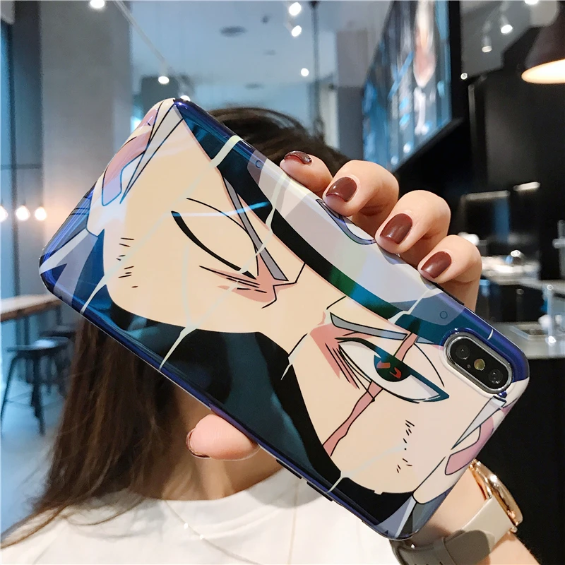 3 Наруто Аниме боль Саске Uzumaki чехол для iPhone 6 S 7 8 Plus X XR XS MAX мультфильм глянцевый Blu-Ray Мягкий силиконовый чехол - Цвет: 3