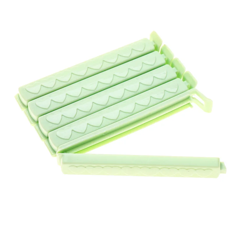 

5pcs/set Food Snack Storage Seal Sealing Bag Clips Sealer Clamp Solid Color Food Kitchen Tool Home Food Close Clip Seal