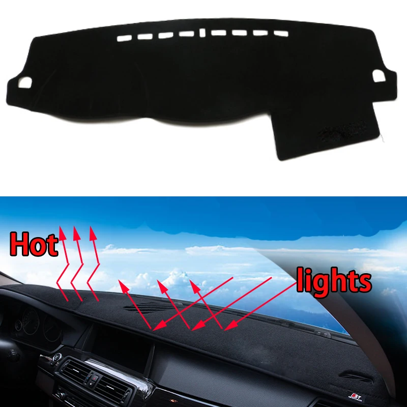 Приборная панель автомобиля Избегайте света pad Инструмент платформа покрытие