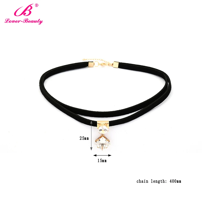 Lover Beauty Double Layer Black Leather Choker Necklace the Wild Hunt Game Cosplay Jewelry Hollow Bead Pendant Wholesale-F | Украшения и