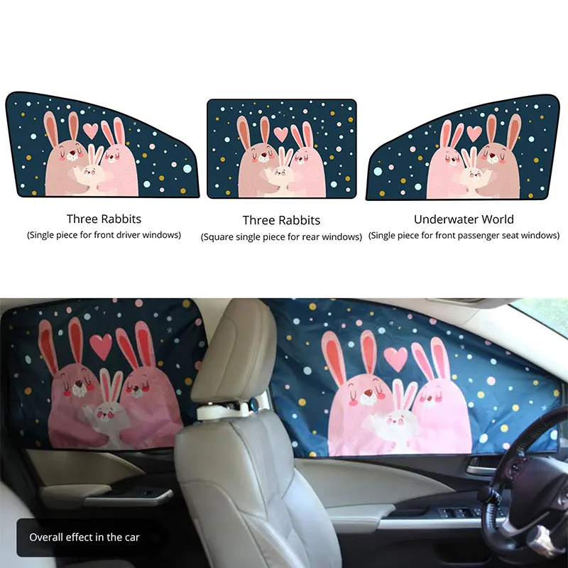 Магнитная занавеска на боковое стекло автомобиля солнцезащитный козырек с УФ