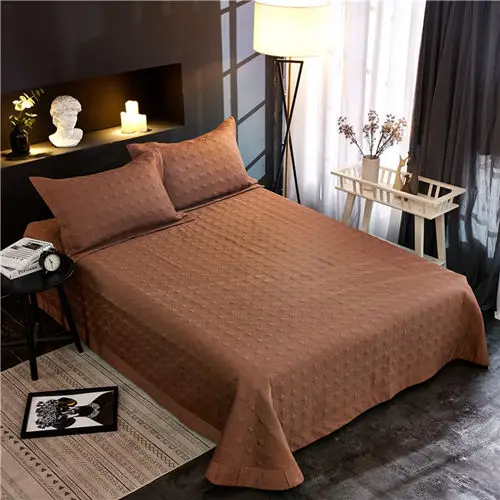 8 12 цветов, сплошной цвет, 3 шт., Египетский хлопок, 250x250 см и 250x270 см, покрывало/плотное одеяло, покрывало, наволочка - Цвет: 8