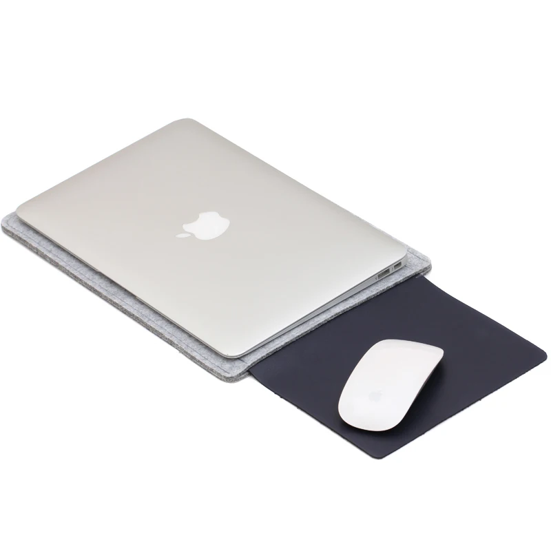 Шерстяная войлочная сумка для ноутбука чехол Macbook Air Pro retina 12 13 15 мягкий с