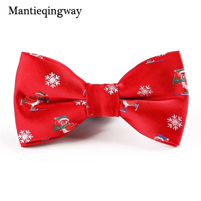 Детские галстуки-бабочки Mantieqingway Рождественская рубашка из полиэстера с