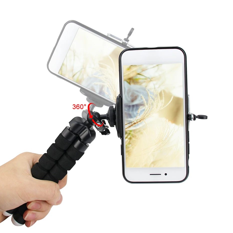 Мини Гибкий губчатый штатив Осьминог для iphone Gorillapod смартфона мини телефона