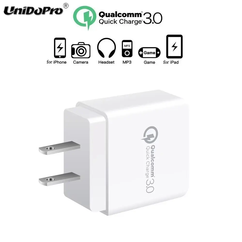 Быстрая зарядка QC 3 0 18 Вт Зарядное устройство переменного тока для iPhone 11 Pro X XR XS Max 8