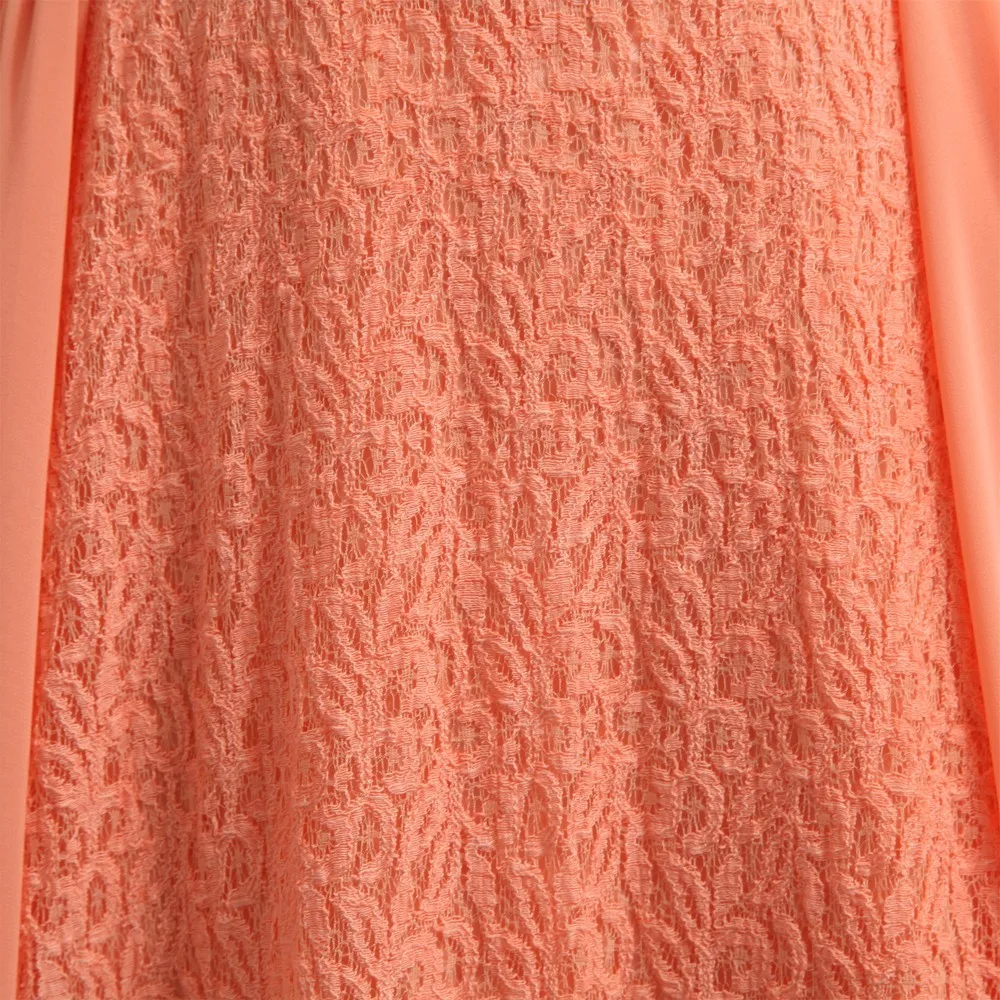 

Long Muslim Evening Dresses A-line Long Sleeves Fuchsia Lace Scarf Abaya In Dubai Kaftan Islamic Prom Dresses Evening Gown