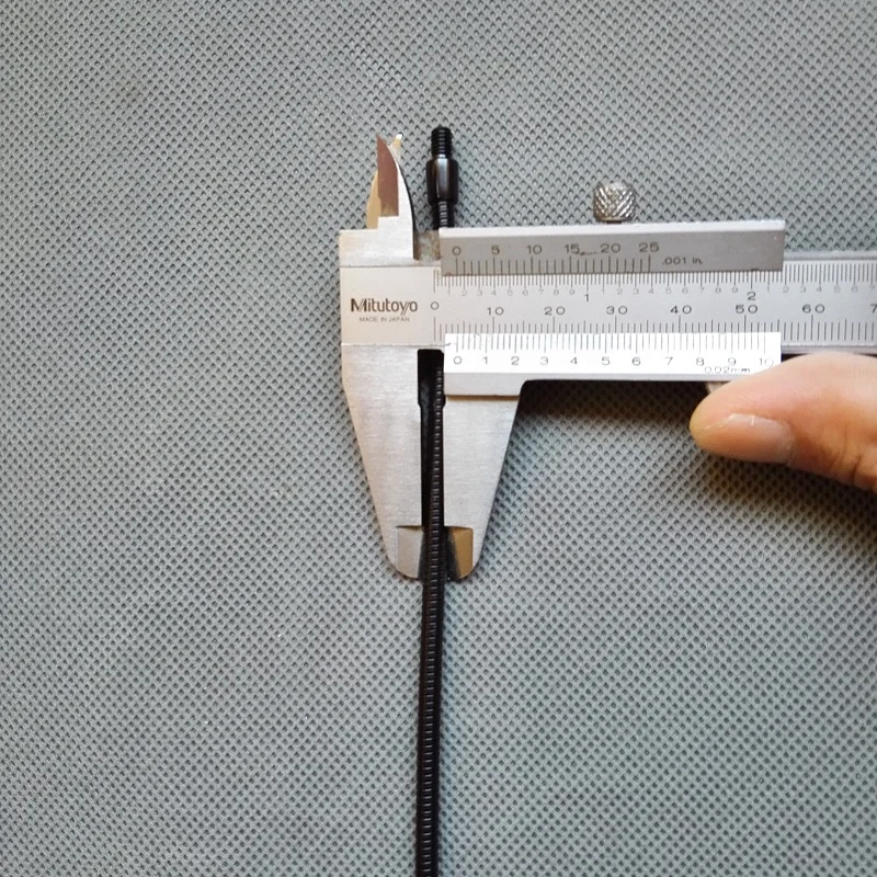 2 шт./лот черный диаметр 4 мм штекер M4 винт + наружная резьба L = 200 металлический