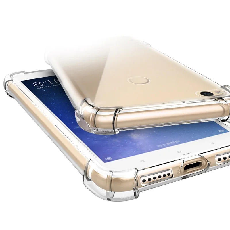 Для Xiaomi Redmi 5 плюс 5A Примечание чехол TPU Кристалл Мягкий Прозрачный ударопрочный