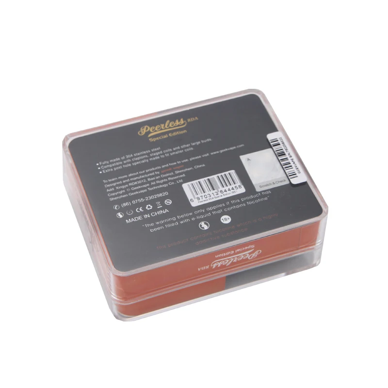 Оригинальный geekvape peerless RDA Special Edition танк распылителя Поддержка одиночный или