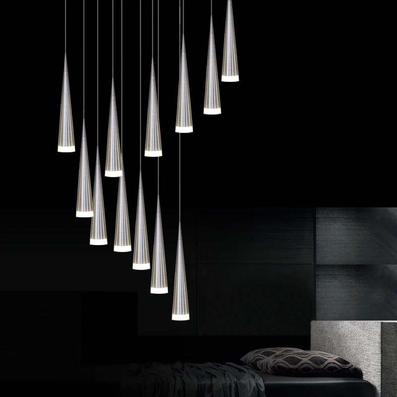 Modern LED Pendant Lamps Iron Metal Light Fixtures Fashion Living Bedroom Decorative Restaurant Dining Kitchen Lights | Лампы и