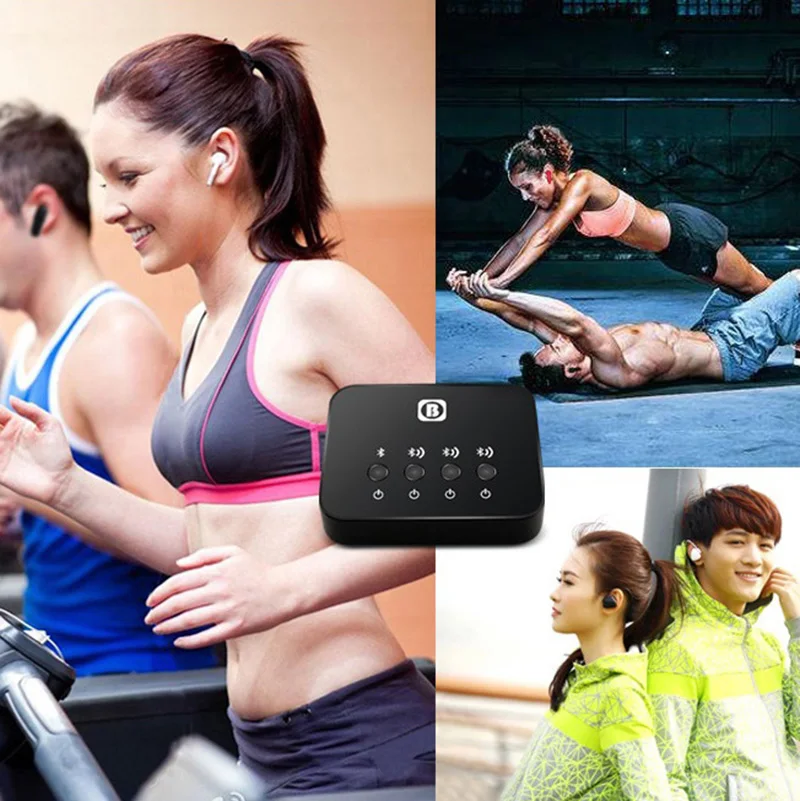 Bluetooth-передатчик Aptx для ТВ беспроводной музыкальный аудио адаптер с двумя