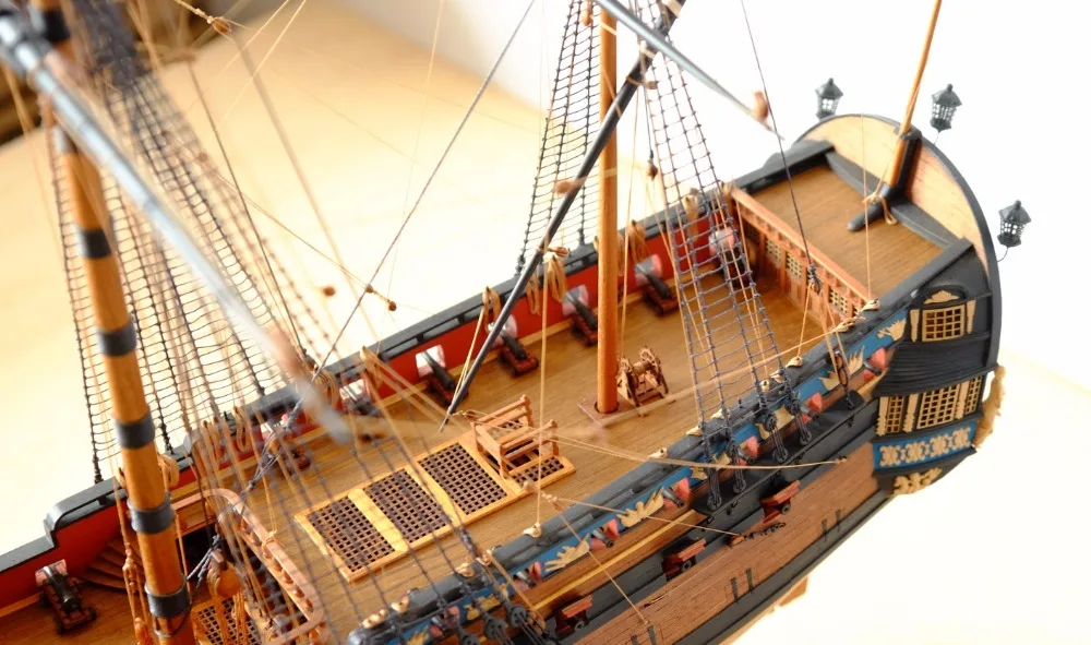 Классическая деревянная парусная лодка 1/96 ingermanland 1715 комплект деревянной