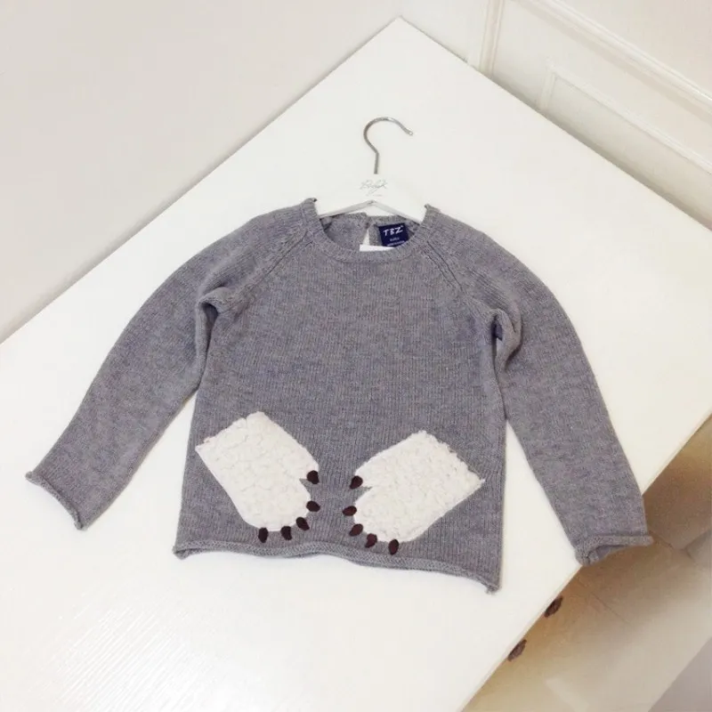 2016 Детская Одежда Мальчики Девочки Свитер Весна Осень С Длинными Рукавами