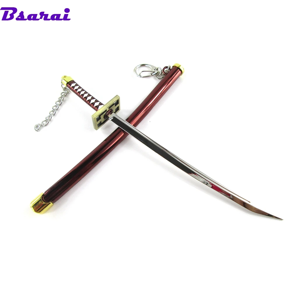 Bsarai Bleach Kurosaki Ichigo Aizen Sousuke Hitsugaya Toushirou один кусок Shanks гинтама 21 см Меч Модель игрушка брелок кольцо