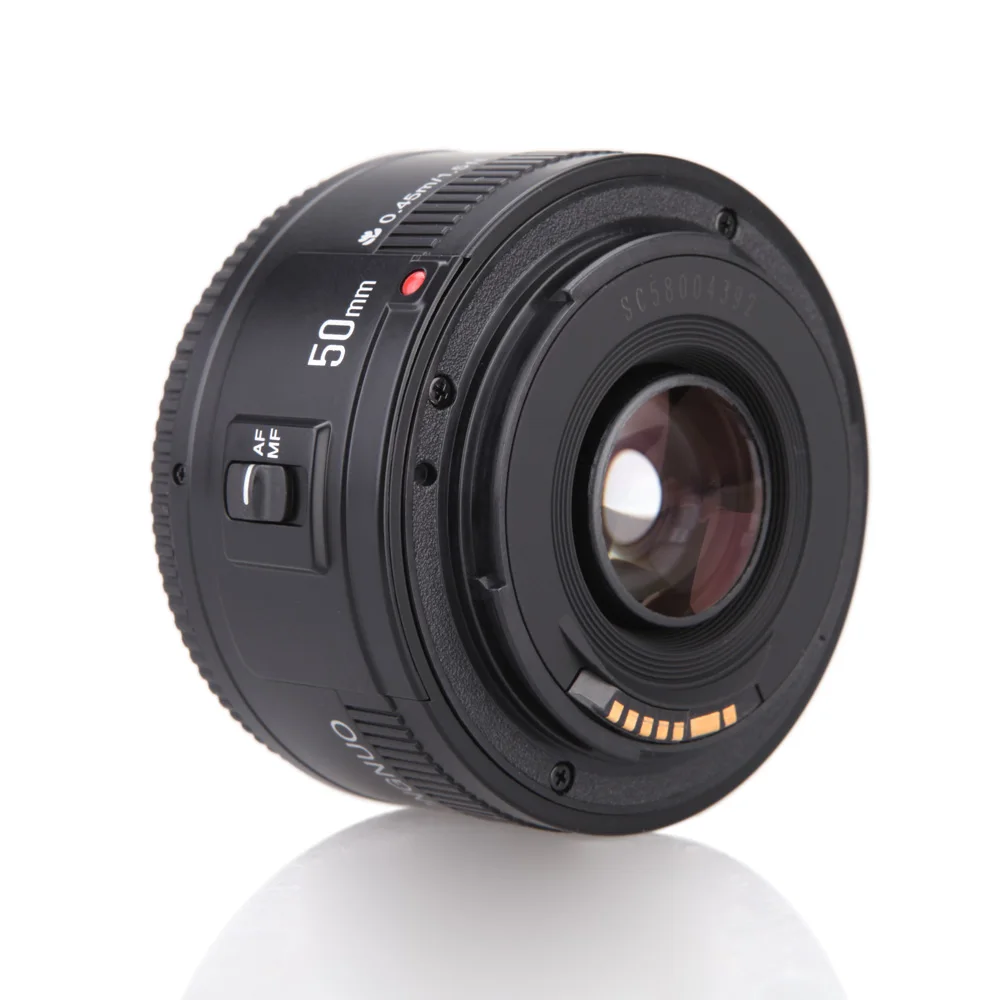 Объектив YONGNUO YN50mm F1.8 YN EF 50 мм объектив YN50 апертура с автофокусом для зеркальных