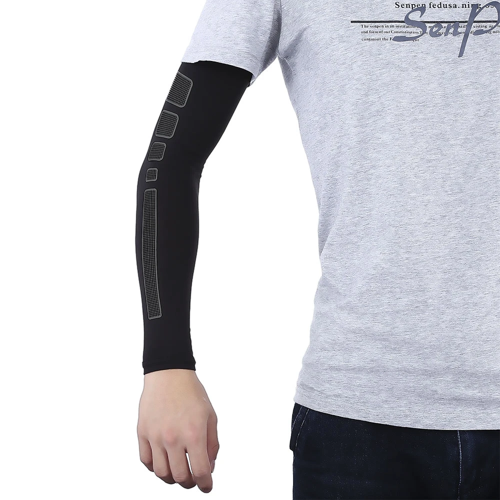 Basketball Football Shooting Extended Single Arm Elbow Sleeve Pad Support Protector Breathable Elastic Fabric Cuff Sun Protectio | Спорт и